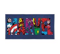 Disney Marvel Bath Towel 100% Cotton 140 x 70 cm - Large Superhero Kids Towel, Soft & Absorbent Avengers, Spider-Man Design, Quick Dry Bathroom & Beach Towel for Boys