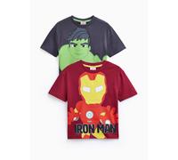 Disney Marvel Iron Man & Hulk T Shirt 2 Pack 6-7 years