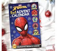 Disney Marvel Spider-Man 5-in-1 Christmas Advent Puzzle Book Calendar Xmas - New