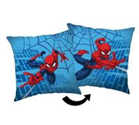 Marvel Spider-Man Cushion 40x40cm - Soft Decorative Blue Throw Pillow for Kids Bedroom, Sofa or Gift - Official Licensed Superhero Home Décor - Boys Room Accessory