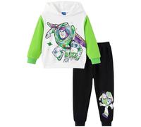 Disney Marvel Spider-Man Mickey Toy Story Cars Boy Pullover Hoodie & Jogger Pants Outfit Set Sweatsuit Lounge Matching Set 2-9Y, Toy Buzz Lightyear White, 5-6 Jahre