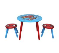 Disney Marvel Spiderman Kids Table and 2 Chair - Blue