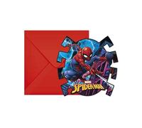 Disney Marvel Spiderman Party Invitations, Birthday Invites & Envelopes, Party Supplies, Pack of 6