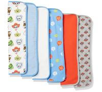 Disney | Marvel | Star Wars Boys' Burp Cloths, Pack of 6, Toy Story Play Nice, One Size