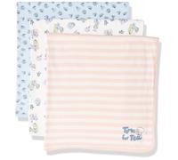 Disney | Marvel | Star Wars | Princess Girls' Swaddle Blankets, Pack of 3, 3-pack Alice Tea Party, One Size