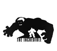 Disney Marvel The Avengers Hulk Wall Plaque In Black Black