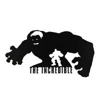 Disney Marvel The Avengers Hulk Wall Plaque in Black Disney Black