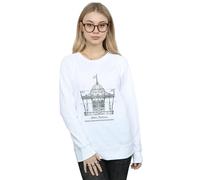 Disney Mary Poppins Carousel Sketch Sweatshirt In White White XXL
