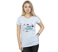 Disney Mary Poppins Logo Cotton T-Shirt In Grey Grey S
