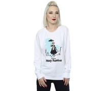 Disney Mary Poppins Rooftop Landing Colour Sweatshirt In White White
