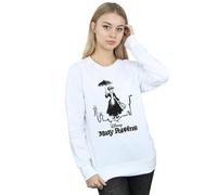 Disney Mary Poppins Rooftop Landing Sweatshirt In White White S