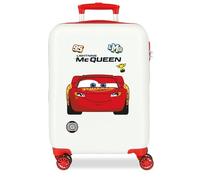 Disney McQueen Red Cabin Suitcase, One Size, White, Talla única, Cabin Suitcase