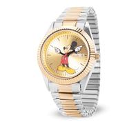 Disney Men Analog Japanese Quartz Watch with Metal Strap WDS001212
