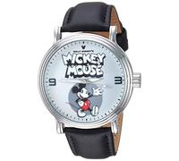 Disney Men Analog Quartz Watch with Faux Leather Strap WDS000606