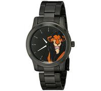 Disney Men Analogue Quartz Watch with Stainless Steel Strap W002139