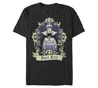 Disney Men's 101 Dalmatians-Bring Me Your Heart Evil Queen T-Shirt, Black, XXL