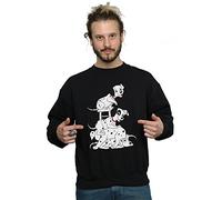 Disney Men's 101 Dalmatians Chair Sweatshirt Black X-Large