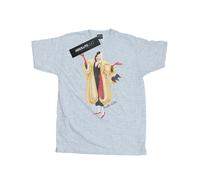 (XL, Sports Grey) Disney Mens 101 Dalmatians Classic Cruella De Vil T-Shirt