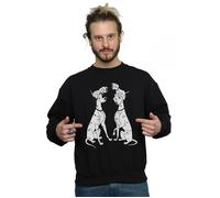 Disney Men's 101 Dalmatians Family Sweatshirt in Black | Size: Medium Disney Black M