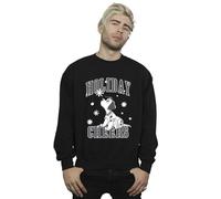 Disney Men's 101 Dalmatians Holiday Cheer Sweatshirt Black XXXXX-Large
