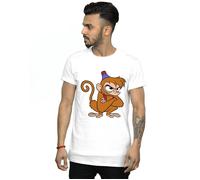 Disney Men's Aladdin Angry Abu T-Shirt in White | Size: 3XL Disney White 3XL