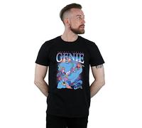 Disney Men's Aladdin Genie Montage T-Shirt Black XXX-Large