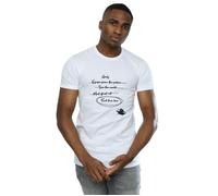 Disney Men's Aladdin Jasmine Goals T-Shirt in White | Size: Small Disney White S