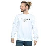Disney Men's Aladdin Life´s A Magic Carpet Ride Sweatshirt in White | Size: Small Disney White S