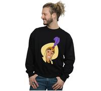 Disney Men's Aladdin Prince Ali Face Sweatshirt in Black | Size: XL Disney Black XL