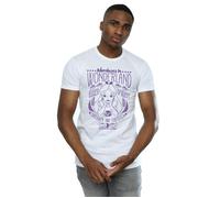 Disney Men's Alice In Wonderland Adventures In Wonderland T-Shirt in White | Size: 2XL Disney White 2XL