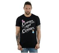 Disney Men's Alice In Wonderland Curiouser T-Shirt in Black | Size: Medium Disney Black M