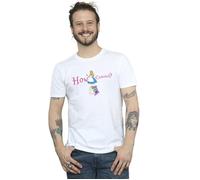 Disney Men's Alice In Wonderland How Curious T-Shirt in White | Size: Small Disney White S