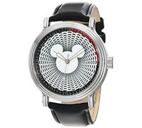 Disney Men's Analog Japanese Quartz Watch with Leather Strap WDS000692