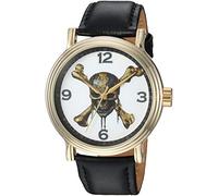 Disney Men's Analog-Quartz Watch with Leather-Synthetic Strap WDS000372