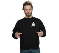 Disney Men's Aristocats Marie Backside Breast Print Sweatshirt in Black | Size: 4XL Disney Black 4XL