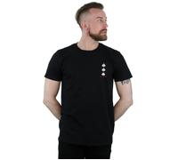 Disney Men's Aristocats Marie Breast Print T-Shirt in Black | Size: 4XL Disney Black 4XL