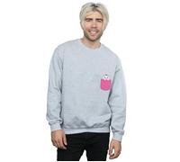Disney Men's Aristocats Marie Chest Sweatshirt in Grey | Size: 3XL Disney Grey 3XL