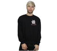 Disney Men's Aristocats Marie I´m A Lady Breast Print Sweatshirt in Black | Size: Small Disney Black S