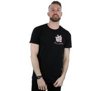 Disney Men's Aristocats Marie I´m A Lady Breast Print T-Shirt in Black | Size: Medium Disney Black M