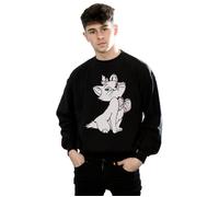 Disney Men's Aristocats Marie Sweatshirt in Black | Size: 2XL Disney Black 2XL