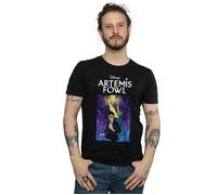 Disney Men's Artemis Fowl Book Cover T-Shirt in Black | Size: 3XL Disney Black 3XL