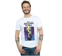 Disney Men's Artemis Fowl Book Cover T-Shirt in White | Size: 3XL Disney White 3XL