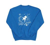 Disney Men's Bambi Christmas Greetings Sweatshirt in Blue | Size: Small Disney Blue S
