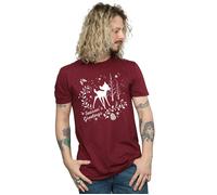 Disney Mens Bambi Christmas Greetings T-Shirt BI18295