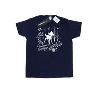Disney Men's Bambi Christmas Greetings T-Shirt in Navy | Size: Small Disney Navy S