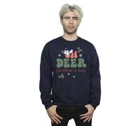Disney Men's Bambi Oh Deer Sweatshirt in Navy | Size: Small Disney Navy S