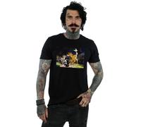 Disney Men's Bambi Tail Butterfly Still T-Shirt in Black | Size: Large Disney Black L