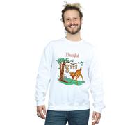 Disney Men's Bambi Tilted Up Sweatshirt in White | Size: XL Disney White XL