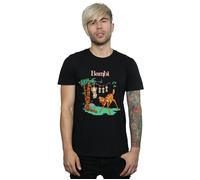 Disney Men's Bambi Tilted Up T-Shirt in Black | Size: XL Disney Black XL