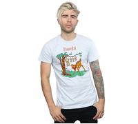 Disney Men's Bambi Tilted Up T-Shirt in Grey | Size: 4XL Disney Grey 4XL